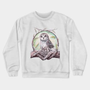 Owl Caregiver Crewneck Sweatshirt